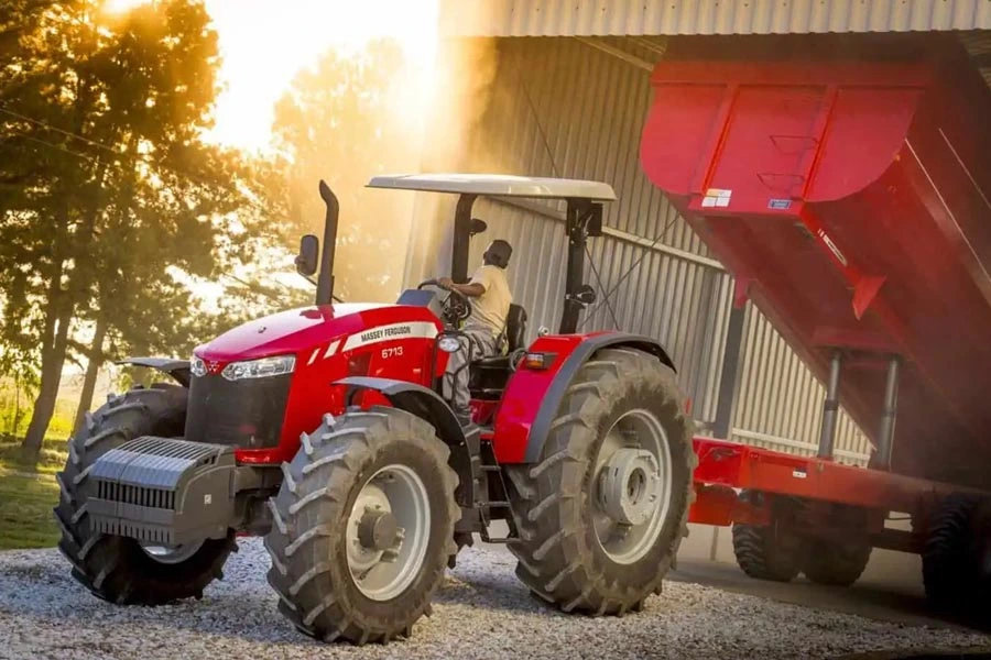 Tractors in Mozambique